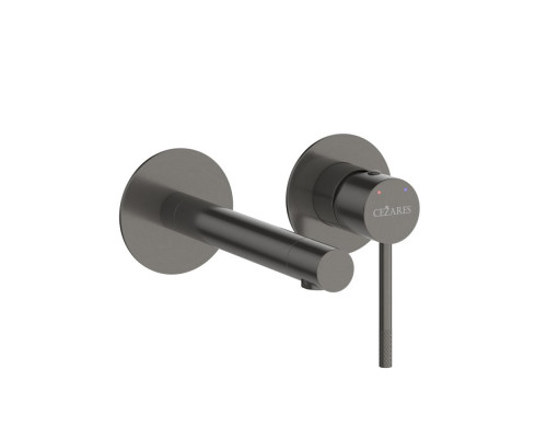 Смеситель для раковины встраиваемый с внутренней частью, без донного клапана CEZARES RELAX-BLI2-2-GM-W0