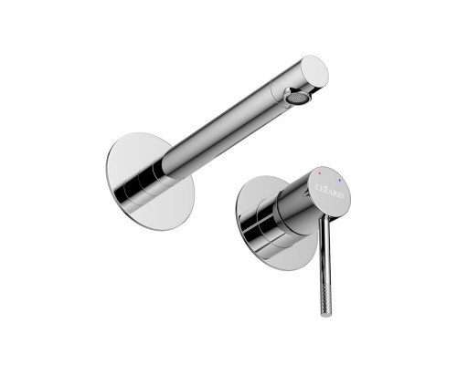 Смеситель для раковины встраиваемый с внутренней частью, без донного клапана CEZARES RELAX-BLI2-2-01-W0