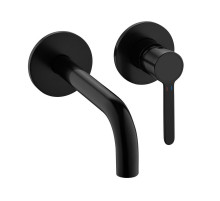 Смеситель для раковины встраиваемый CEZARES ECO-DI-NOP чёрный матовый