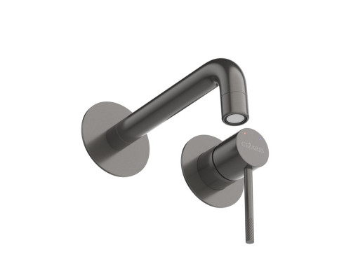 Смеситель для раковины встраиваемый с внутренней частью, без донного клапана CEZARES RELAX-BLI2-1-GM-W0