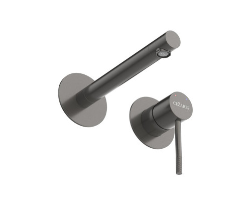 Смеситель для раковины встраиваемый с внутренней частью, без донного клапана CEZARES RELAX-BLI2-2-GM-W0