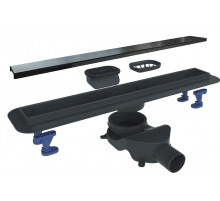 Душевой лоток BELBAGNO LUCE 80 см BB-LD-LUCE-80-NERO черный матовый