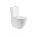 Унитаз-компакт безободковый с сиденьем и смывом TORNADO CEZARES STYLUS-TOR CZR-538-CP-TOR/SC