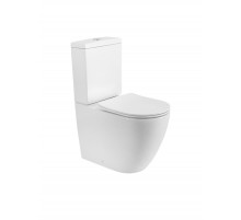 Унитаз-компакт безободковый с сиденьем и смывом TORNADO CEZARES STYLUS-TOR CZR-538-CP-TOR/SC