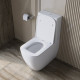 Унитаз-компакт безободковый с сиденьем и смывом TORNADO BelBagno LUCE-TOR BB2197CP-TOR/SC/BB2197T
