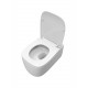 Унитаз подвесной безободковый с сиденьем CEZARES COMFORT CZR-380-TH-TOR/SC