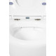 Унитаз подвесной c креплением и сиденьем дюропласт soft close BelBagno TRE BB8001CHR/SC