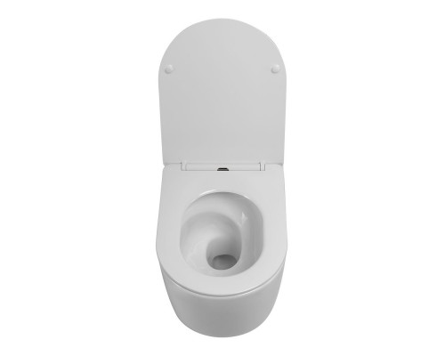 Унитаз подвесной безободковый с вихревым смывом ART&MAX NAPOLI AM100CHRV/SC