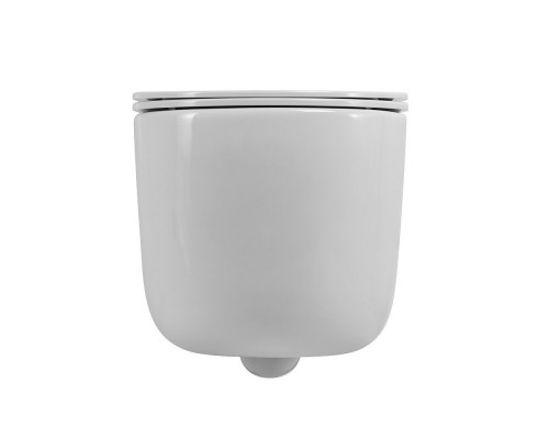 Унитаз подвесной безободковый с вихревым смывом ART&MAX NAPOLI AM100CHRV/SC