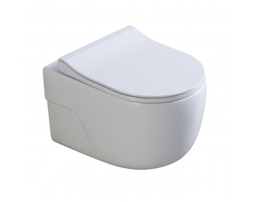 Унитаз подвесной безободковый с вихревым смывом ART&MAX VERONA AM012CHRT/SC