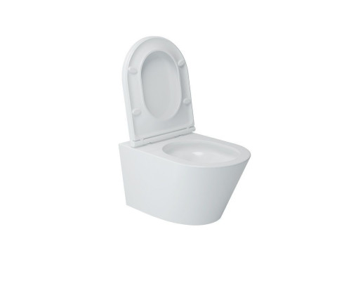 Унитаз подвесной безободковый с вихревым смывом ART&MAX BARI AM822-V/SC