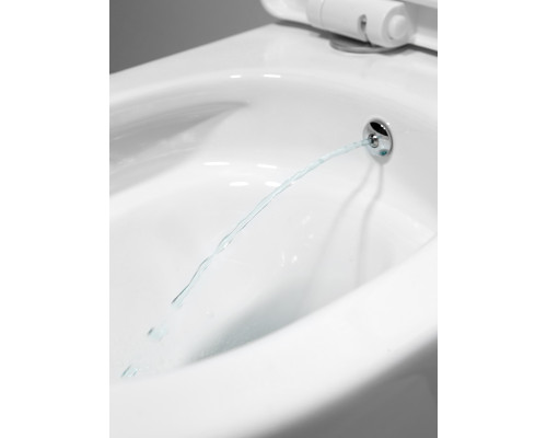 Унитаз подвесной с сиденьем, функцией биде и смесителем BelBagno MARINO BB7026CH-TOR-BS/SC