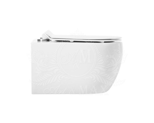 Унитаз подвесной безободковый с сидением ART&MAX BOLOGNA AM211CHR/AM211SC