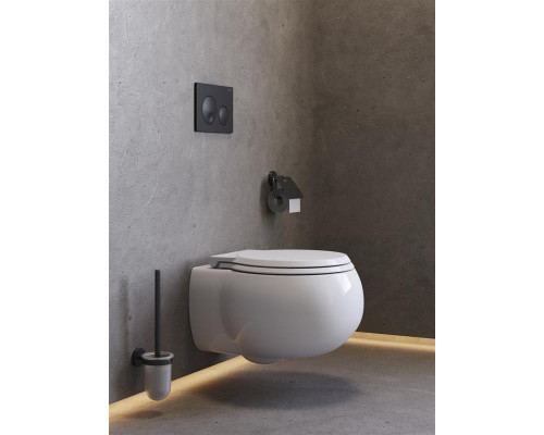 Унитаз подвесной безободковый с сиденьем и смывом TORNADO CEZARES GRANDE CZR-308-TH-TOR/SC