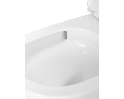 Унитаз подвесной безободковый с сиденьем и смывом TORNADO BelBagno ETNA BB008CH-TOR/SC