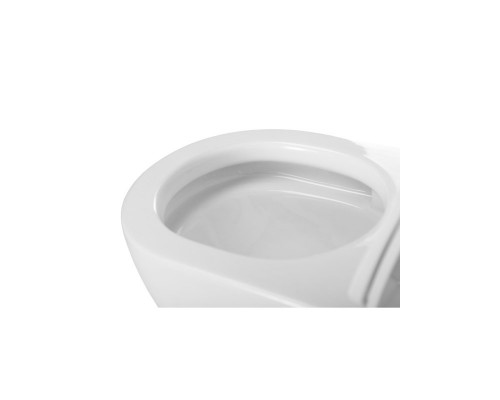 Унитаз подвесной безободковый с сиденьем и смывом TORNADO CEZARES STYLUS-TOR 2.0 CZR-546-TH-TOR/SC