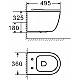 Унитаз подвесной безободковый с сиденьем в комплекте BelBagno UNO 2.1 BB7006CHR/SC