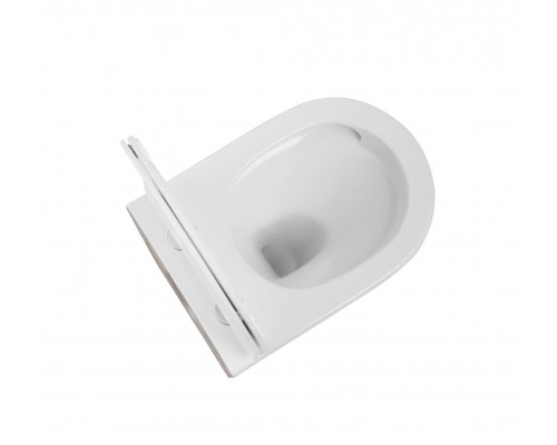 Унитаз подвесной безободковый с вихревым смывом ART&MAX TITO AM2380CHRV/SC