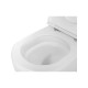 Унитаз подвесной безободковый с сиденьем и смывом TORNADO BelBagno COMPATTO BB003CH-TOR/SC