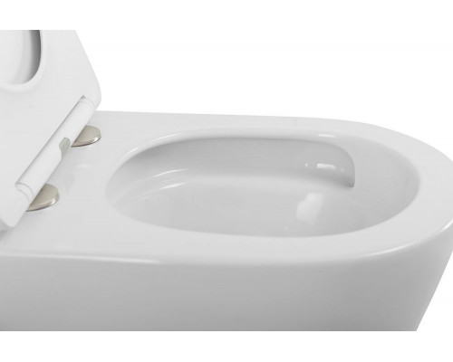 Унитаз подвесной безободковый с вихревым смывом ART&MAX TITO AM2380CHRV/SC