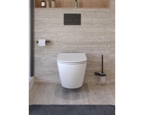 Унитаз подвесной безободковый с сиденьем и смывом TORNADO BelBagno MARINO-TOR BB7026CH-TOR/SC