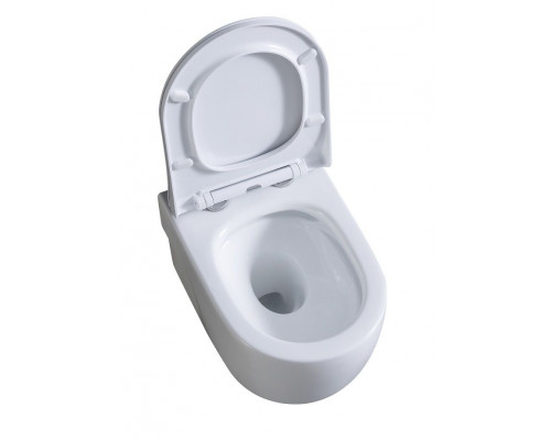 Унитаз подвесной безободковый с вихревым смывом ART&MAX VERONA AM012CHRT/SC