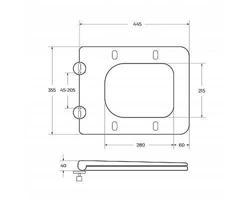 Унитаз подвесной безободковый с сиденьем дюропласт soft close BelBagno LUCE-TOR BB076CH-TOR/SC