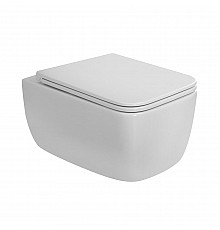 Унитаз подвесной безободковый с сиденьем дюропласт soft close BelBagno LUCE-TOR BB076CH-TOR/SC