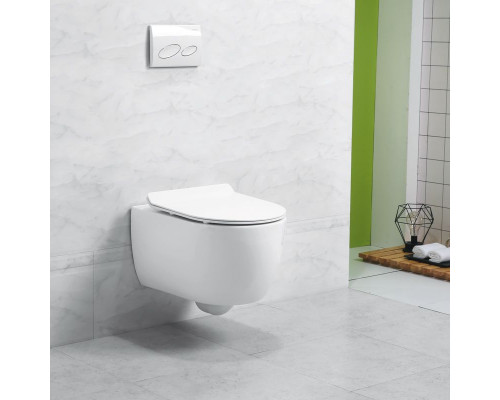 Унитаз подвесной безободковый с сидением ART&MAX BOLOGNA AM211CHR/AM211SC