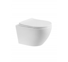 Унитаз подвесной с сиденьем, функцией биде, без смесителя BelBagno MARINO BB7026CH-TOR-BFS/SC