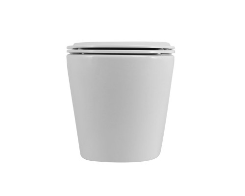 Унитаз подвесной безободковый с вихревым смывом ART&MAX TITO AM2380CHRV/SC