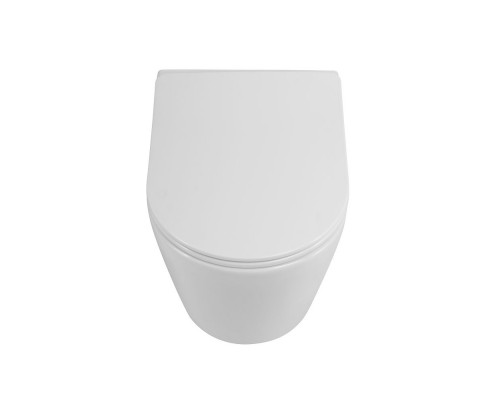 Унитаз подвесной безободковый с вихревым смывом ART&MAX TITO AM2380CHRV/SC