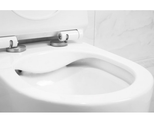 Унитаз подвесной безободковый с сидением ART&MAX BOLOGNA AM211CHR/AM211SC