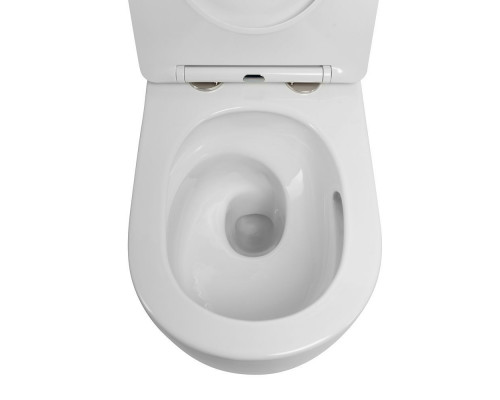 Унитаз подвесной безободковый с вихревым смывом ART&MAX NAPOLI AM100CHRV/SC