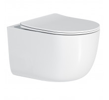 Унитаз подвесной безободковый с вихревым смывом ART&MAX NAPOLI AM100CHRV/SC