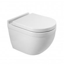 Унитаз подвесной безободковый смыв TORNADO с сиденьем BelBagno SENSO-TOR BB017CH-TOR/BB865SC