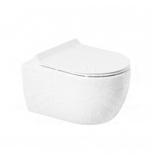 Унитаз подвесной безободковый с сидением ART&MAX BOLOGNA AM211CHR/AM211SC