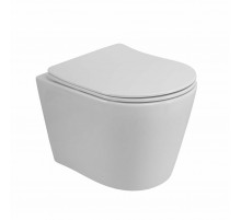 Унитаз подвесной безободковый с вихревым смывом ART&MAX TITO AM2380CHRV/SC