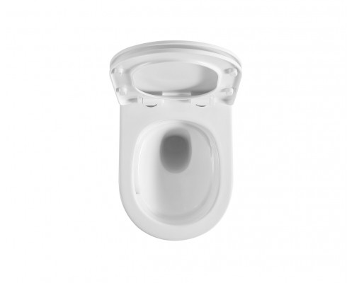 Унитаз подвесной безободковый с сиденьем и смывом TORNADO BelBagno MARINO-TOR BB7026CH-TOR/SC
