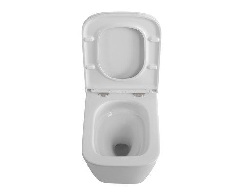 Унитаз подвесной безободковый с сиденьем и смывом TORNADO BelBagno ARDENTE-R BB520CH-TOR/SC