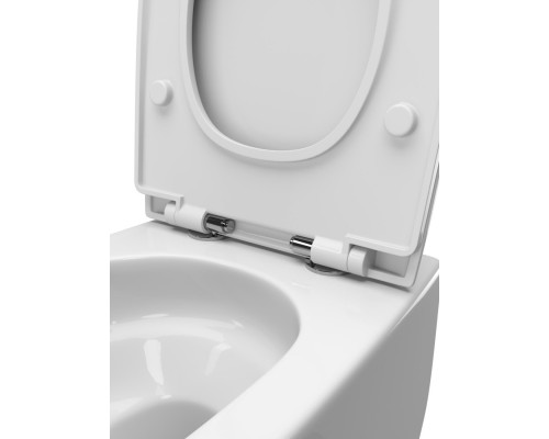 Унитаз подвесной безободковый с сиденьем CEZARES COMFORT CZR-380-TH-TOR/SC