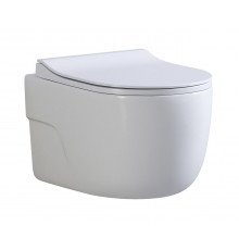 Унитаз подвесной безободковый с вихревым смывом ART&MAX VERONA AM012CHRT/SC