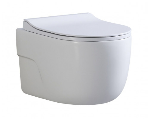 Унитаз подвесной безободковый с вихревым смывом ART&MAX VERONA AM012CHRT/SC