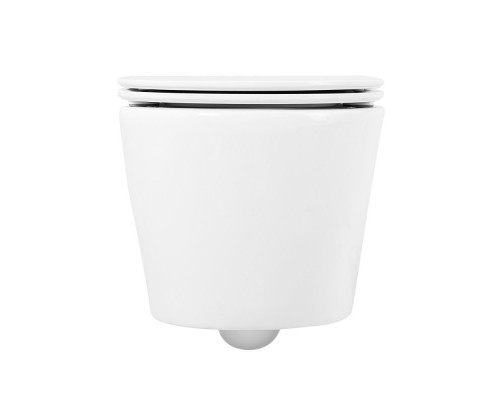 Унитаз подвесной c креплением и сиденьем дюропласт soft close BelBagno TRE BB8001CHR/SC