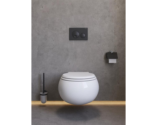 Унитаз подвесной безободковый с сиденьем и смывом TORNADO CEZARES GRANDE CZR-308-TH-TOR/SC