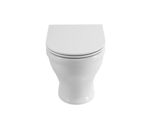 Унитаз приставной безободковый полное примыкание к стене CEZARES GIUBILEO