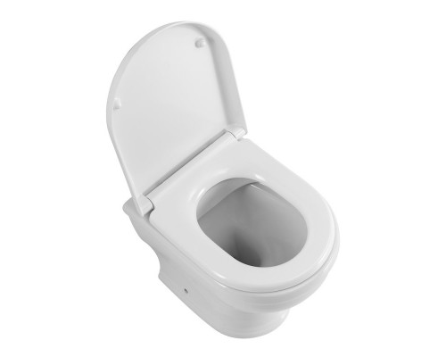 Унитаз приставной безободковый полное примыкание к стене CEZARES GIUBILEO