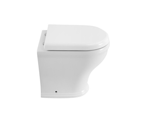 Унитаз приставной безободковый полное примыкание к стене CEZARES GIUBILEO