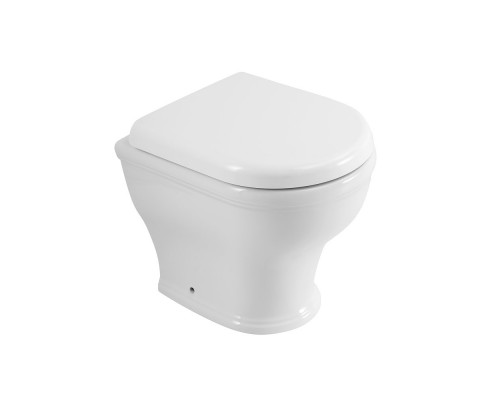 Унитаз приставной безободковый полное примыкание к стене CEZARES GIUBILEO