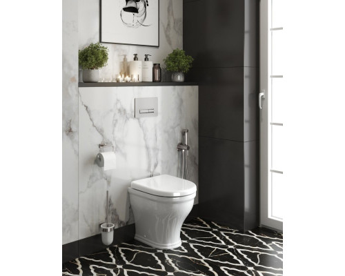 Унитаз приставной безободковый полное примыкание к стене CEZARES GIUBILEO